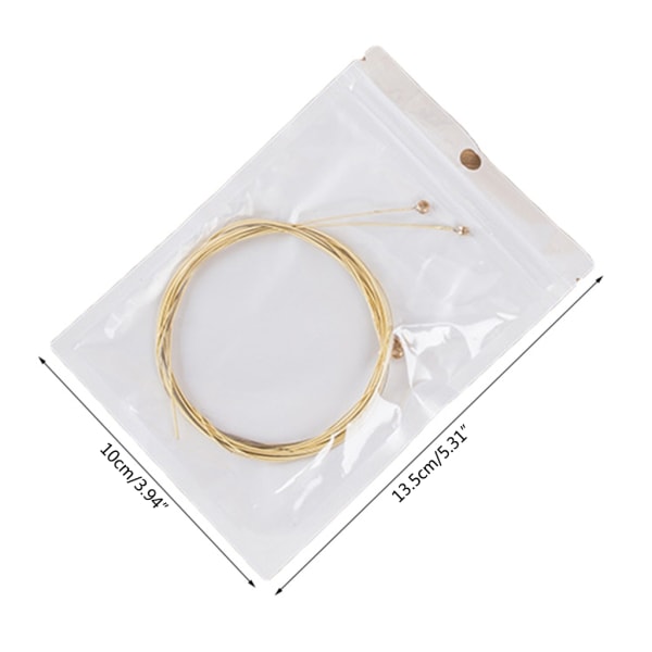Regnbuefargede gitarstrenger for akustisk folkeklassisk gitar flerfarget Brass