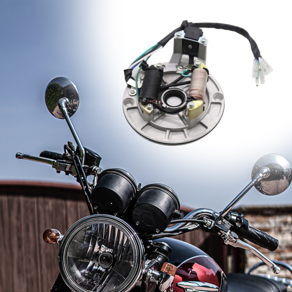 Statorspole Metall Magneto Spole Rotor Lämplig för 70CC 90CC 110CC 125CC Pit Bike Dirt Bike