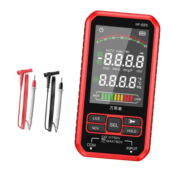 Multimeter Tester Håndholdt Multimeter Digital Multimeter Ohm Spenningsmåler