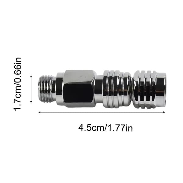 Han 9/16 til Hun 9/16 Messing Interface Adapter Scubadykning BCD Adapter
