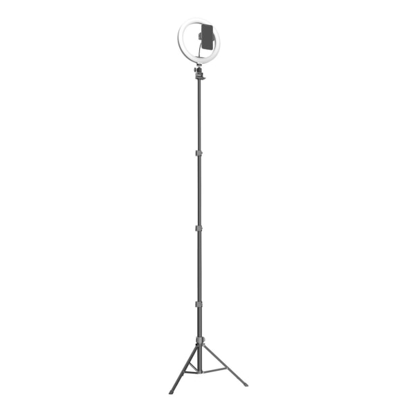 10'' Ringljus med stativstativ LED Selfie Ring Light Stand Telefonhållare för fotografering inspelning Mobiltelefoner Kameror
