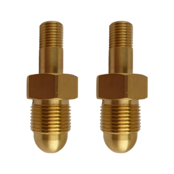 5/8 Gjenget Gassflaskeadapter Bærbar Regulator Flaske Tilpasning Heavy