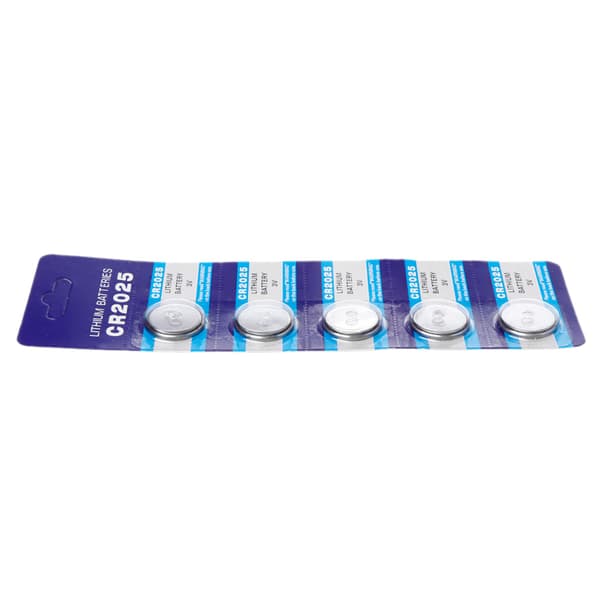 5 stk./kort Lithium Batteri CR2025 Knapcelle Batterier 3V til Ur Computer