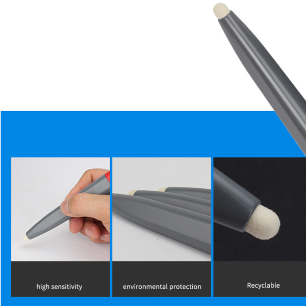 Elektronisk whiteboardpenna Återanvändbar optisk för pekpenna Infraröd skärmpenna för skolkontoret för pekskärm Stylus 3 Blue