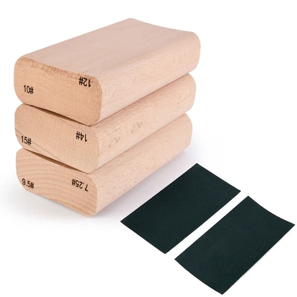 Gitarrblock Luthierverktyg Trä Greppbräda Band Nivellering Slipning Polerad Block B