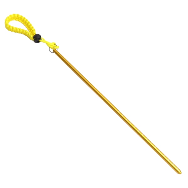 Diving Pointer Stick Scubas Dykning 6061Aluminium Hummer Stick Pointer Underwaters Noise Maker Stick Rod med snöre Yellow