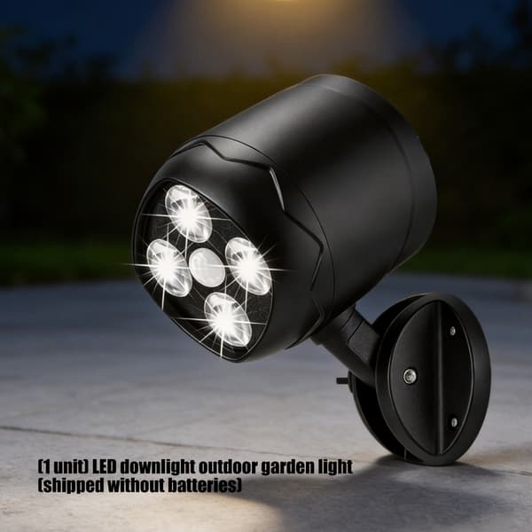 8W LED Utomhusstrålkastare med PIR-sensor för trädgårdsveranda Väggmonterad säkerhet