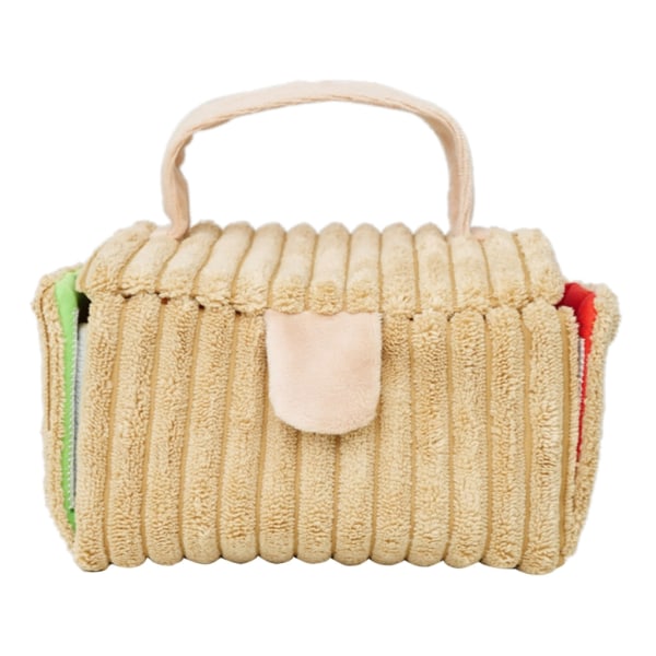 Snuffle Dog Toy Squeak Plyschfoder Mjuk tuggleksak Sniffing Pad för hundar kurragömma Leker Uppmuntrande födosöksförmåga