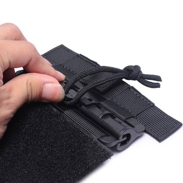 Kätevä pikakiinnityssolkisetti sivuvyölle, vyötärönauha Black