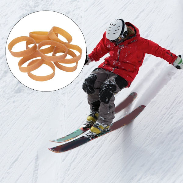 20/50 st snöbrädsfästen för sport snowboard skibroms gummiband set 20 pieces
