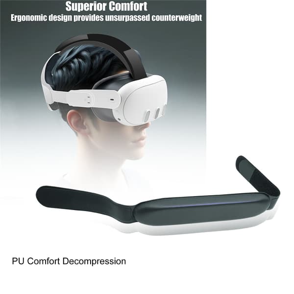Komfortable VR-hodebåndstropper polstret for langvarig bruk
