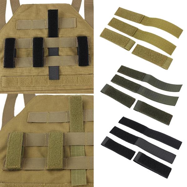 Taktiske patches fastgørelsesstrips til fastgørelse af patches til 3 tommer høje patches Army Green