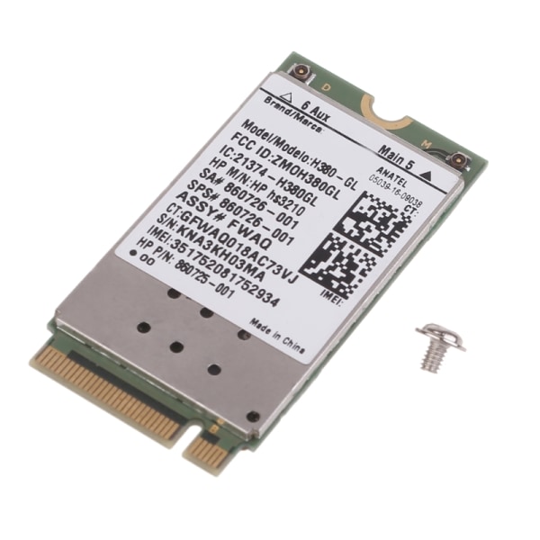 WWAN-kort H380-GL HSPA+-modul til ZBook 17/15/15u EliteBook 840/820 G4