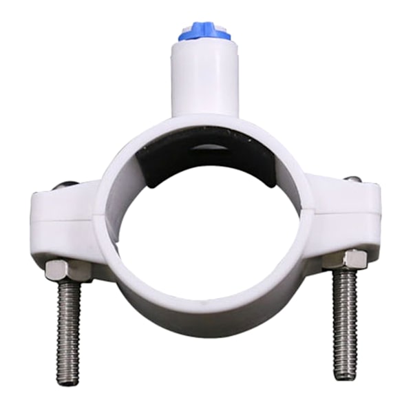 Stark och robust 40 mm klämma sadelklämmor 1/4" slang Snabbanslutning Dränering avloppsvattenrör Omvänd osmos akvarium