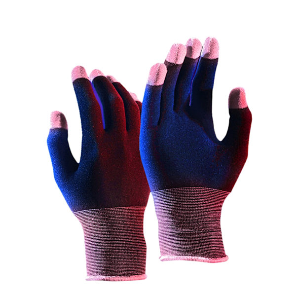 2-pak Game Fingerspids Handsker til Gamer Svedtætte Anti-skrid følsomt Touch Finger Sleeve Åndbart Gaming Finger Cover
