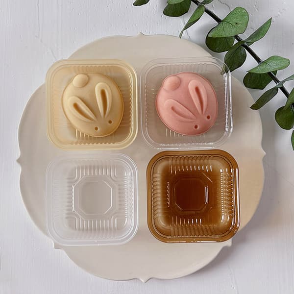 50g Dessertform i plastikmateriale, søde kaninformede stempler, månekageforme