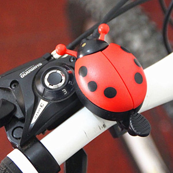 360° roterbar tecknad cykelklocka för barncykel, ringhorn för cykelstyre Blue