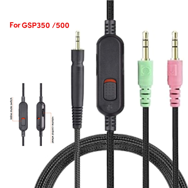 Kaksois 3,5 mm - 2,5 mm UNP PC -kaapeli GSP350/500/600/670G4MEONE -kuulokkeille