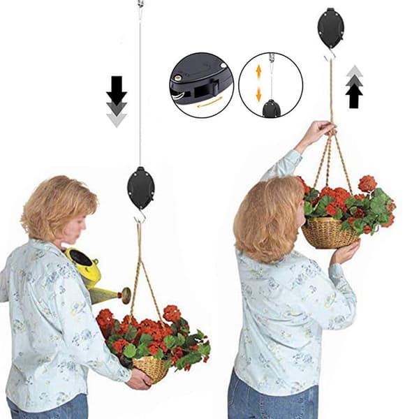 Elegante udtrækkelige bøjler til plante-, fuglefoder-, lanterne- og julelys