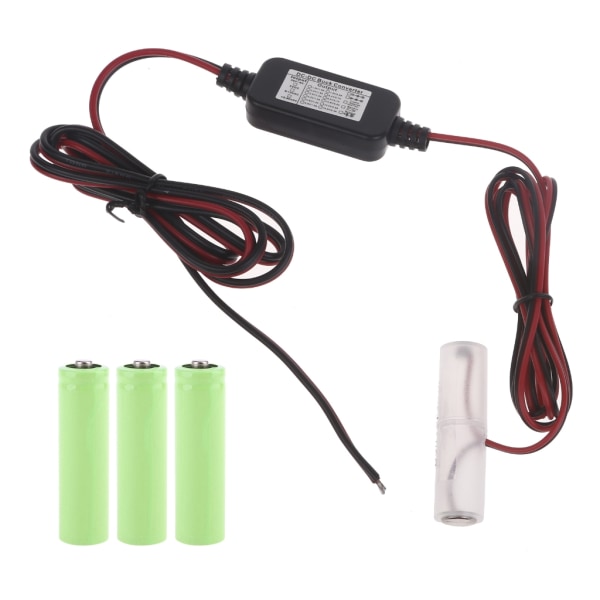 AA Battery Eliminator 1,95 m 2-stifts power Byt ut AA-batteri för elektrisk leksaks ficklampa klocka