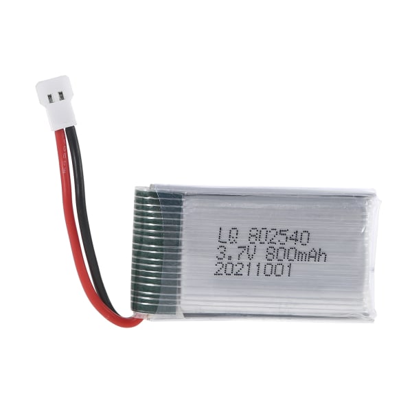 3,7V 800mAh Lipo-batteri, 802540 Genopladeligt Lithium-batteri til SYMA X5C X5C-1 X5 X5SC X5SW M68 K60 HQ-905 CX30 RC Quadcopter