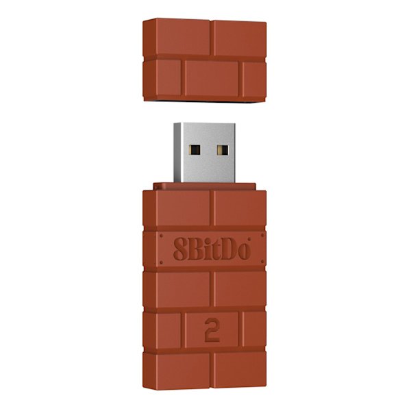 8Bitdo trådløs Bluetooth-kompatibel USB-adapter Hurtig parring Understøtter Windows 10 til Switch/Steam