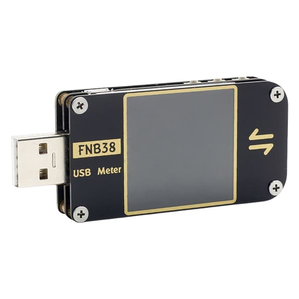 USB spennings- og strømmåler for sikker hurtiglading protokoll deteksjon