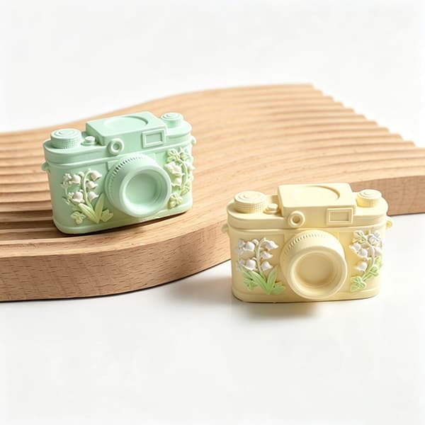 3D Valley Blomsterpreg Silikonform Kameraformet Silikonform