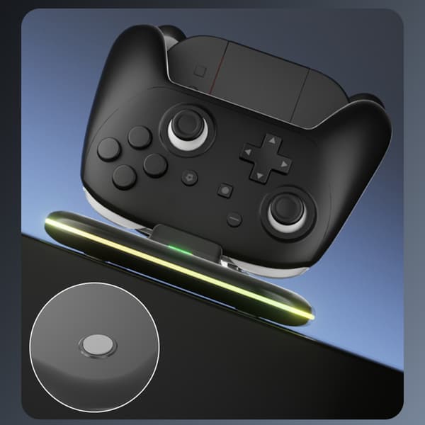 Slank opladningsdock til gamingtilbehør Hurtig opladning til flere controllere