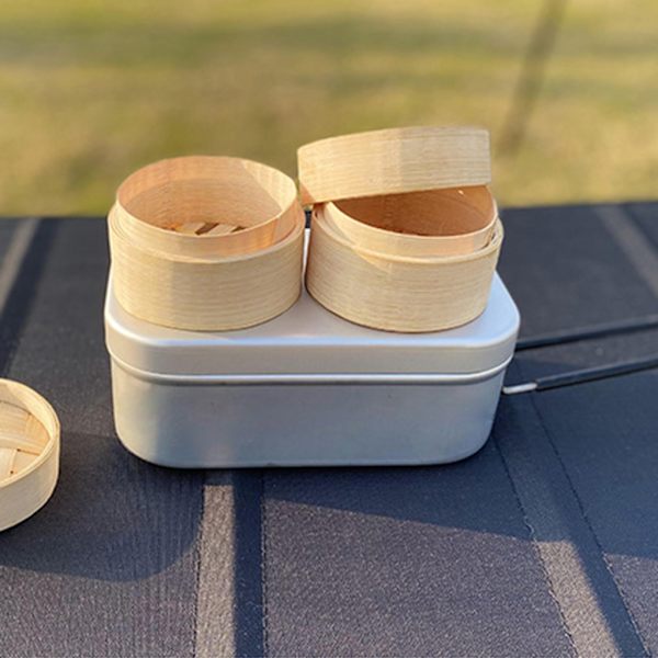 Isolert matboks Aluminium matboks Bento-boks for camping, reiser og fiske Two piece suit