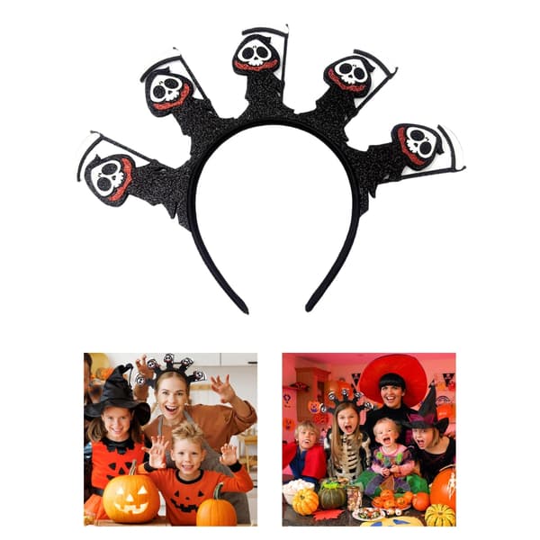 Glitrende Ånd Hodeplagg For Halloweenfester Kostymetilbehør Lys I Mørket