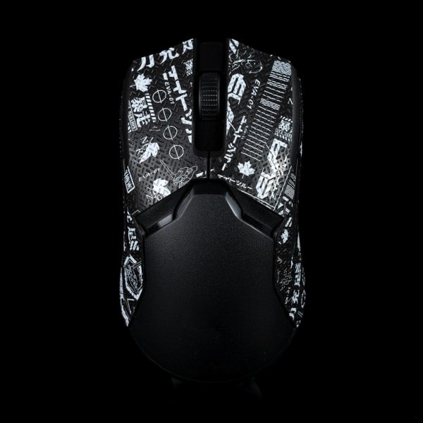 Silikon Mouse Grip Tejp Skridsko klistermärke, halkfri hud Sug-Svett för Viper8K trådlös spelmus gör det själv utan