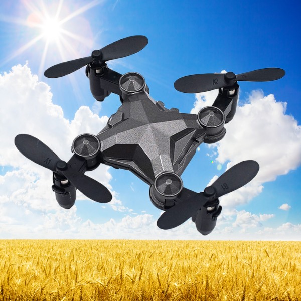 Drone HD vidvinkelkamera WiFi Fpv Drone Quadcopter Dubbel kamerahöjd Håll drönare Kamera Helikopterleksak null - B