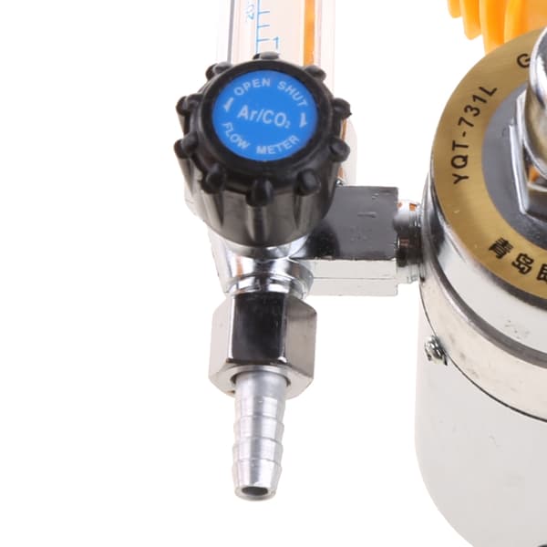 CO2-flödesmätarregulator Mig- Tig flödesmätare tryckmätare intervall 0-25MPa 5/8