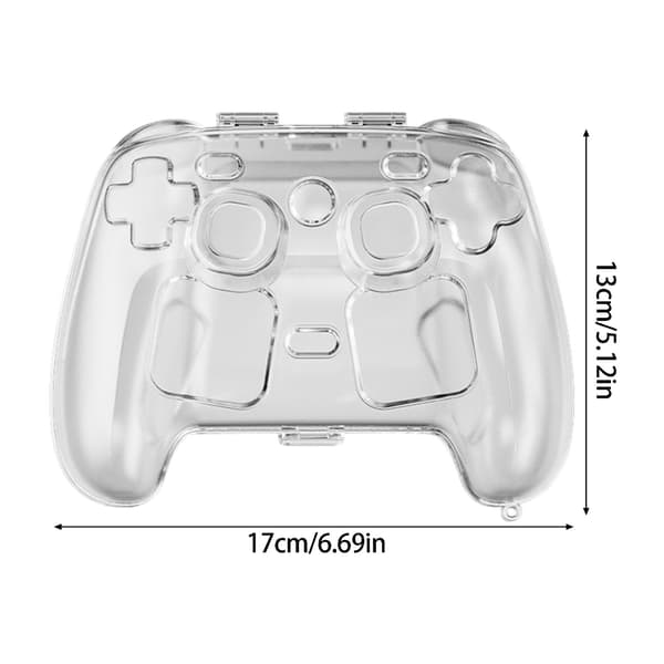 Nøyaktig støpt gjennomsiktig og solid deksel til Steam Controller 2