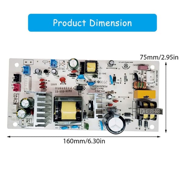 220V Ingångs Effektstyrning Kontrollkort Högfrekvensrespons Applikation