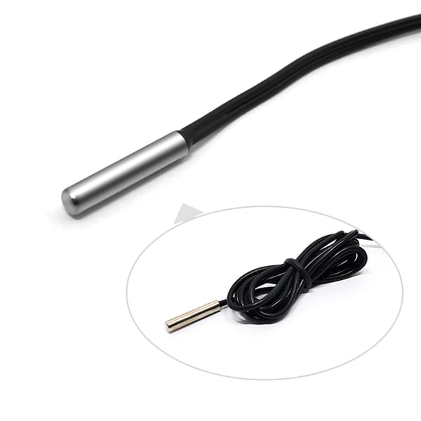 Biltermometer Display Elektronisk Klokke Mini Temperaturmåler LCD Bakgrunnsbelysning