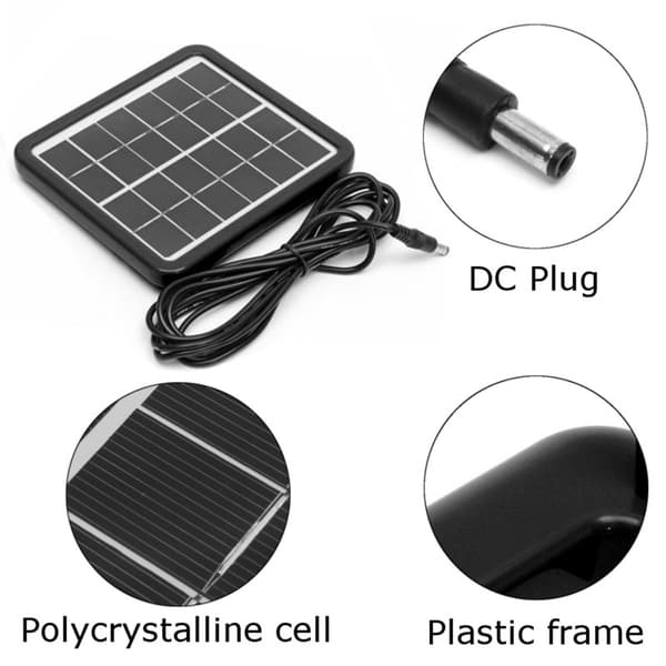 Tynn Solcellepanel 2W Permanent Bygning For Eventyrere