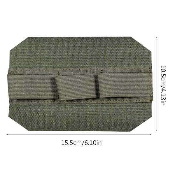 Patronhylster for brystsele jaktvest løkkepanel drop pouch insert 6 hole gray