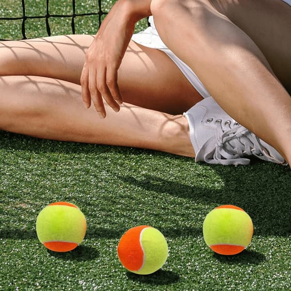 12 stk. tennisballer for strender, høy elastisitet, slagfasthet
