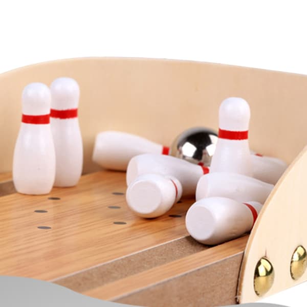 Mini Bowling Spilsæt Bordmodel Bowling Spil Skrivebords Bowling Legetøjsgave