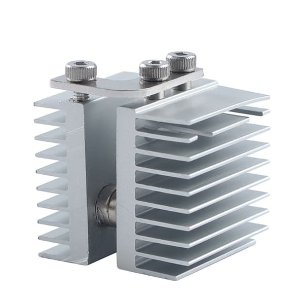 Solid aluminium varmeoverføringsenhet for Drive 3D-printer Hot End-montering