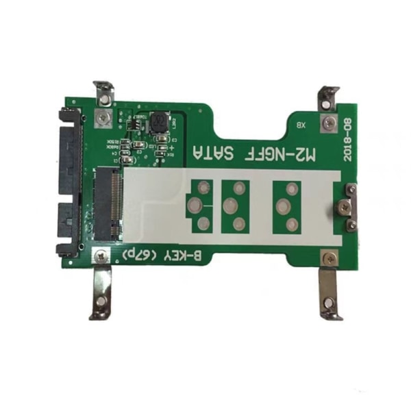 M.2 NGFF till SATA3 Adapter Card High Power 3,3V 2A 05mA LED för 2,5'' SSD-fäste