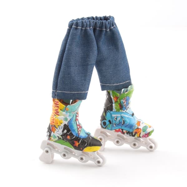Rulleskøyter Fingerboard Sneaker Gave Til Barn Gutter Jenter Interaktiv Leke
