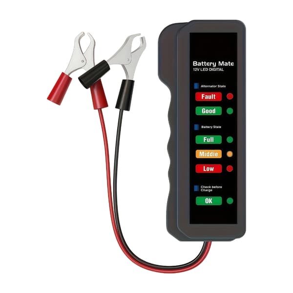 Effektiv 12V Batteridiagnoseenhet Universal for Rask Spenningsavlesning