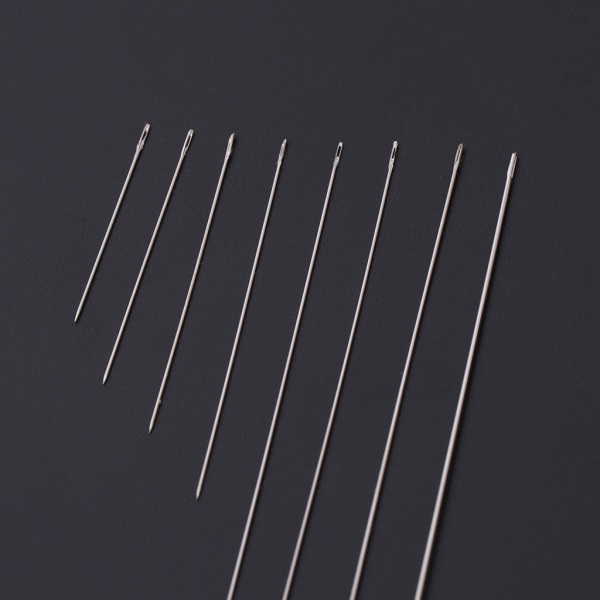 100 st metallpärlor trådnål för pärlor Smycken Armband sträng 3,2-12cm 0.45x48MM (03)