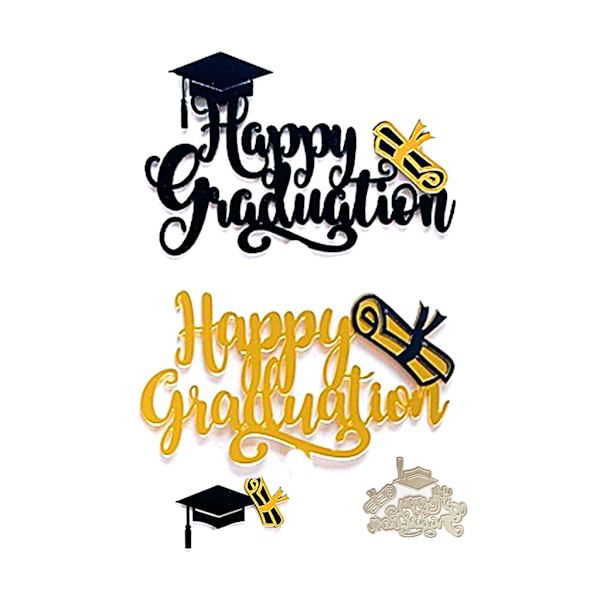 Graduation Metal Skæredør Stanse Skabelon Stanse Kort Embossing DIY 3376