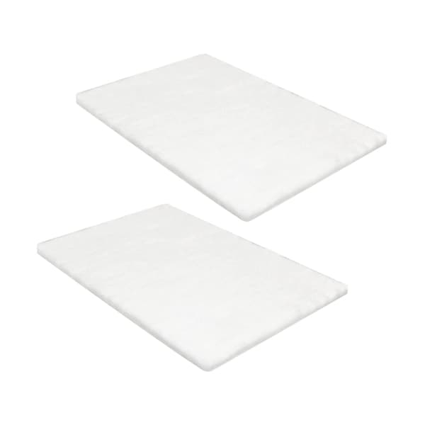 2/4/6 stk Stabil og holdbar Fiber Square Keramisk Uld til Bioethanol Firepits null - A