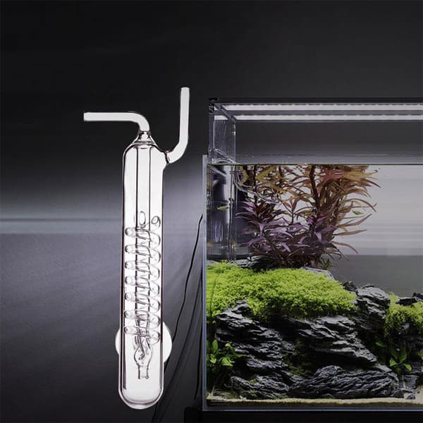 Glass CO2 Diffuser Bobleteller for Akvarium Estimert CO2-utslippsmengde