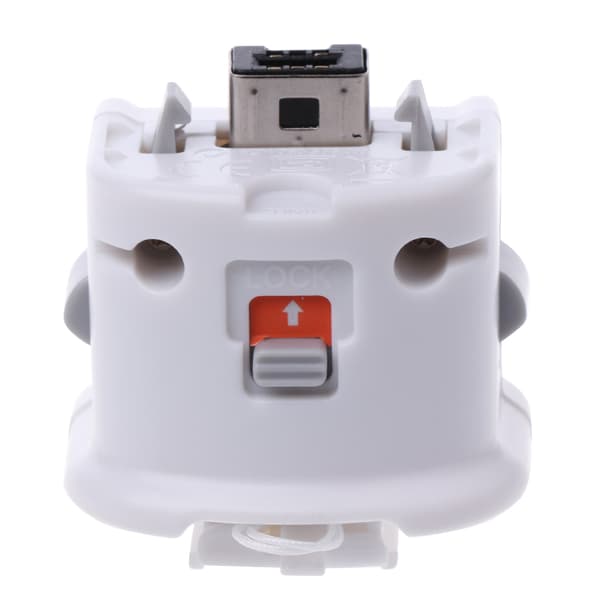1PC External Motion Plus Adapter Sensor for Wii/for Wii U fjernkontroll